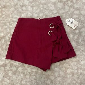 Altered state burgundy shorts (NWT)